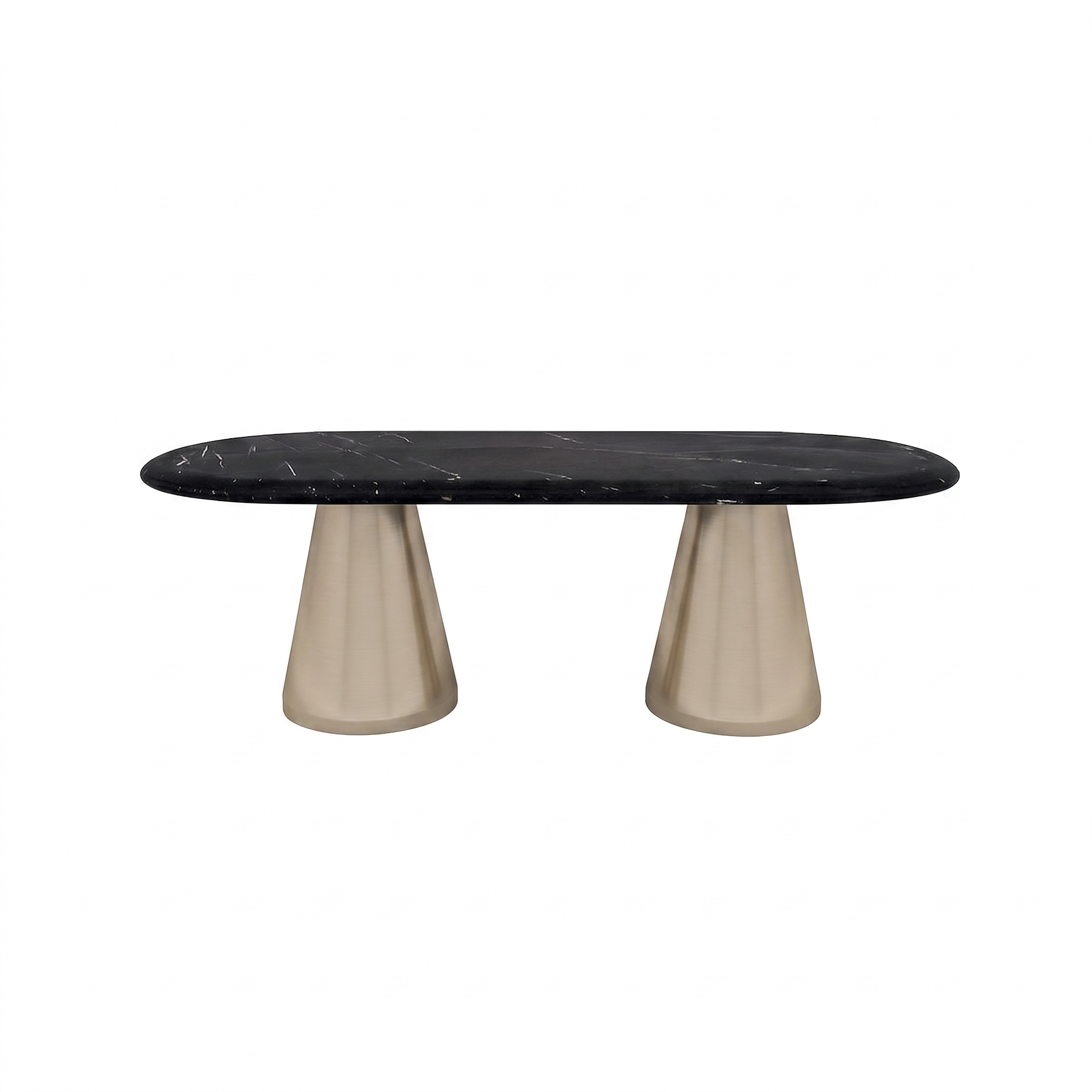 Cone Marble-Top Dining Table - Double Dome – Commune Singapore