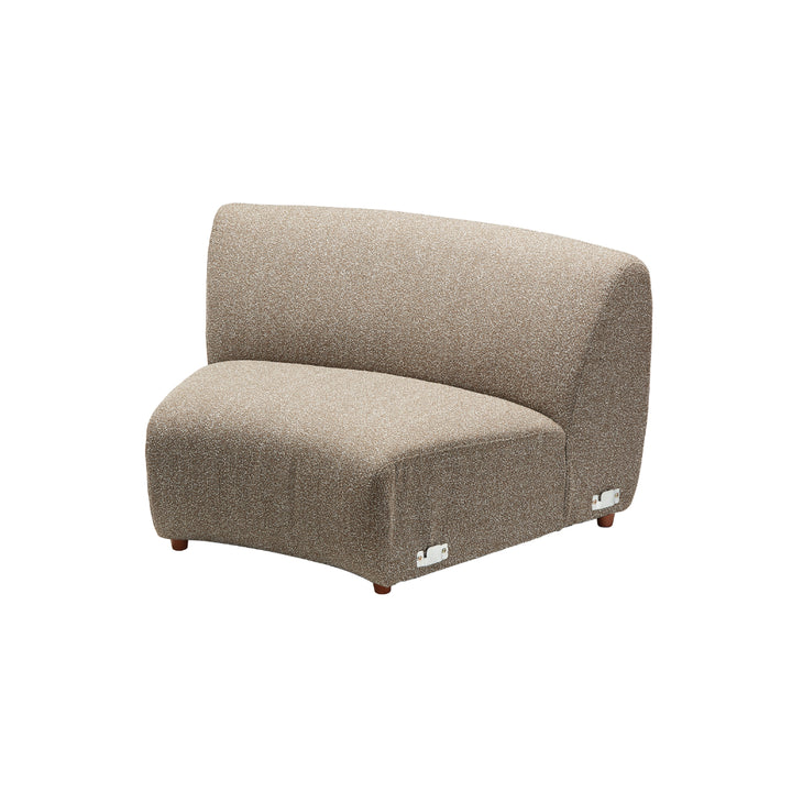 Cove Sofa 1 Seater Curve Armless