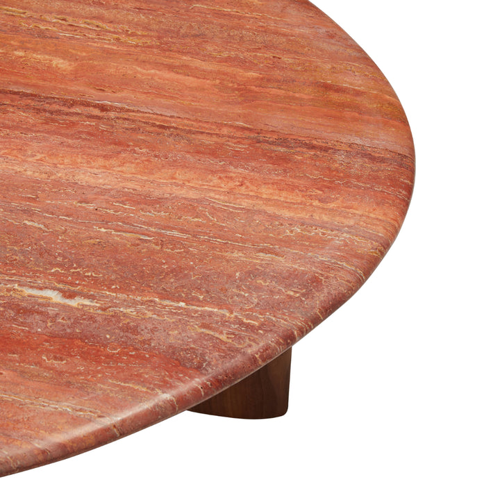 Dune Marble-Top Pebble Coffee Table (L)