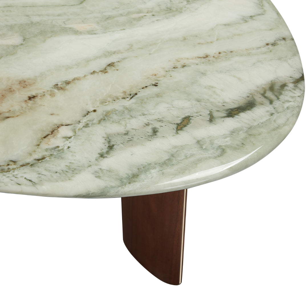 Dune Marble-Top Pebble Coffee Table (M)
