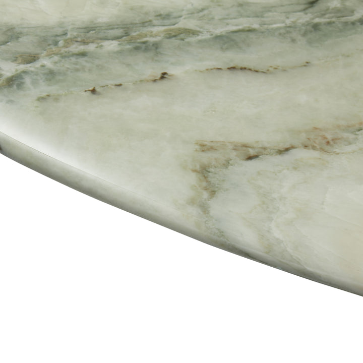 Dune Marble-Top Pebble Dining Table