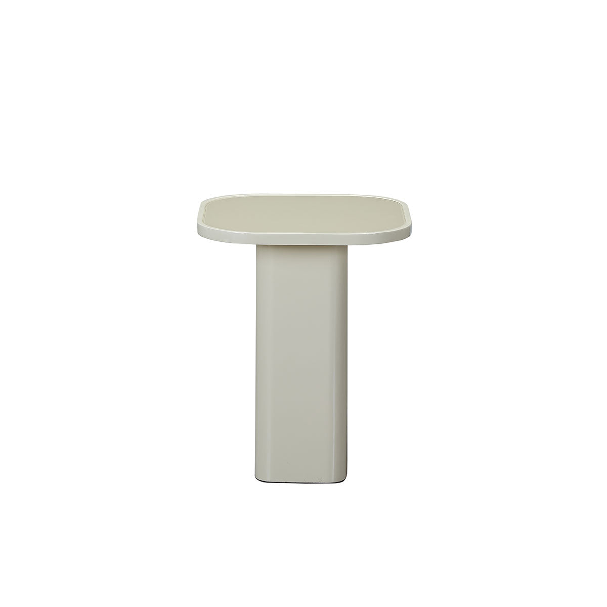 Hotel Paradiso Martini End Table - White