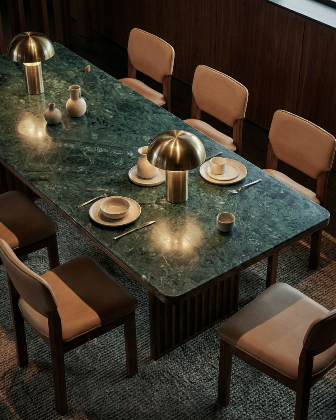 Hotel Paradiso 2.4m Marble-Top Dining Table
