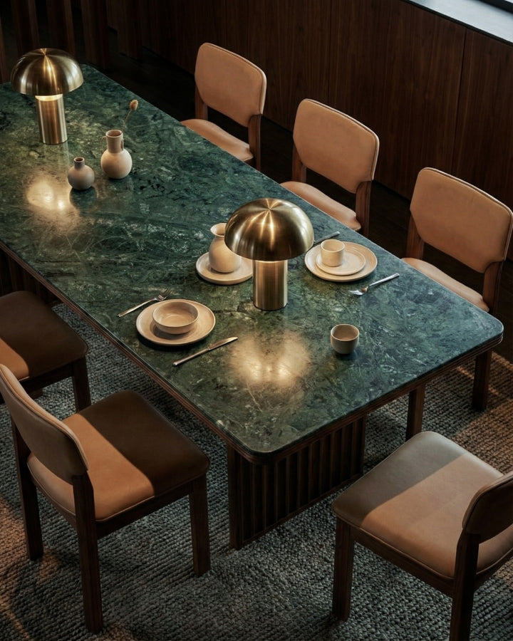 Hotel Paradiso 2.4m Marble-Top Dining Table