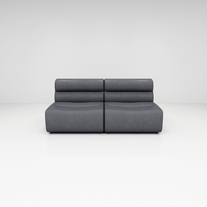 Hotel Paradiso Sofa 2 Seater W/O Armrest  (Set) | POLO 7606 GREY