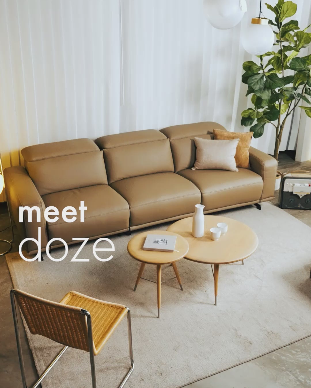 Doze Sofa 3-Seater Recliner (Set)