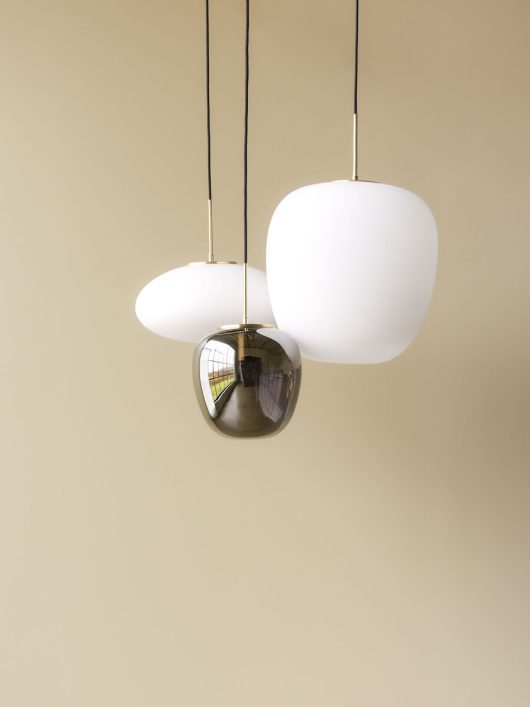 Reflect Pendant Lamp Smoked Dia25*H36Cm,Glass&Iron