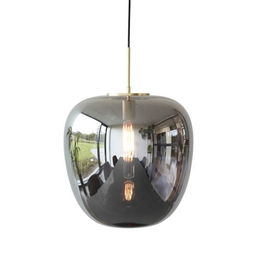 Reflect Pendant Lamp Smoked Dia40*H40Cm, Glass&Iron