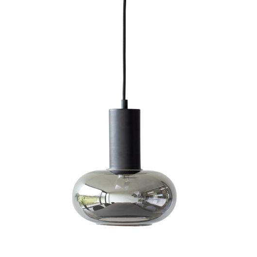 Reflect Ceiling Lamp Electroplated Smoked Dia20*H27Cm, Glass