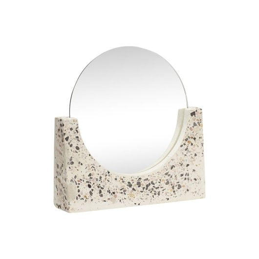 Sort Table Mirror Terrazzo/Red 20*5*27Cm