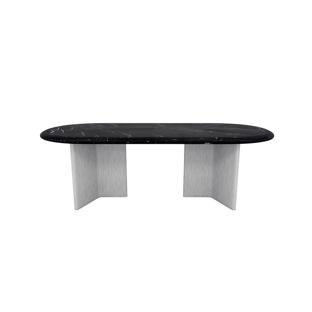 Stealth Marble-Top Dining Table Dome
